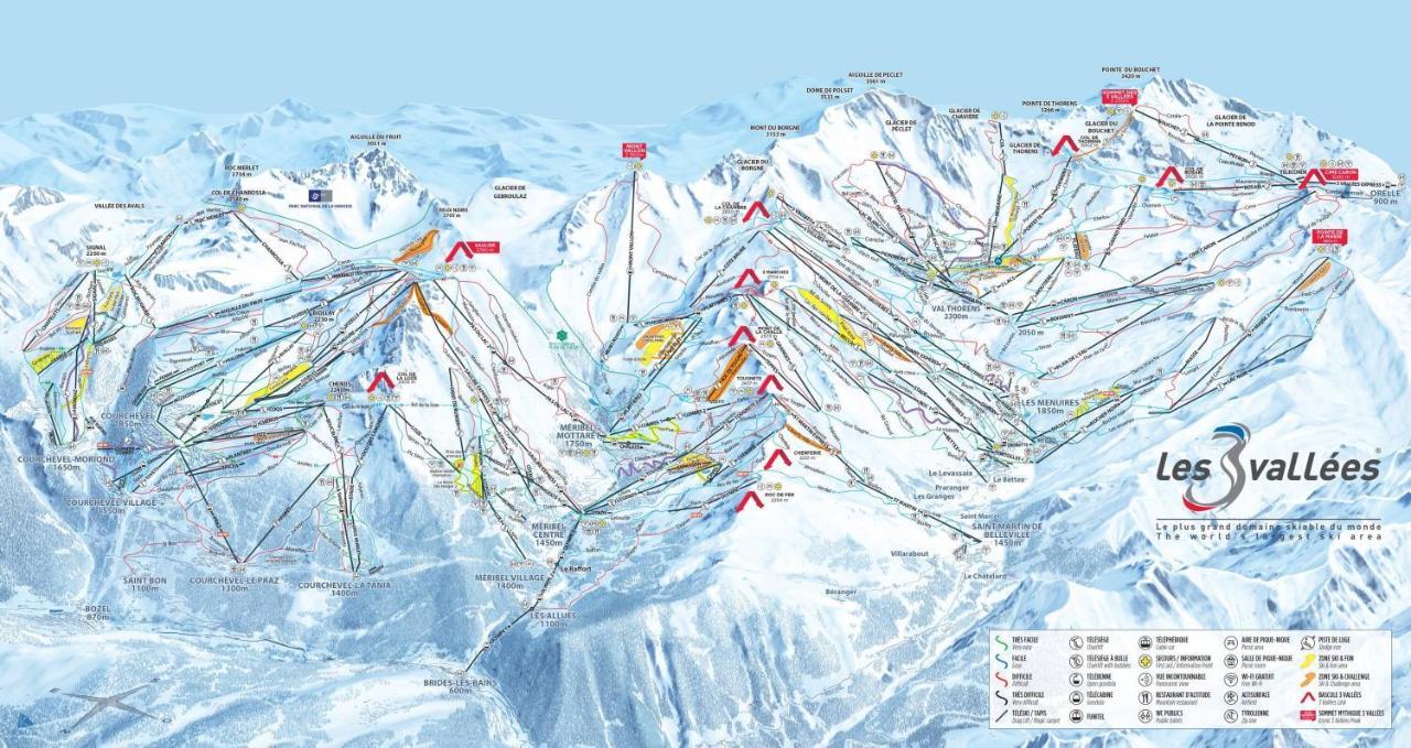 La Tania La Saboia Sleep 8 Private Sauna Lounge Dining 2 Bathrooms Kitchen 2 Balconies Ski In Out Екстериор снимка